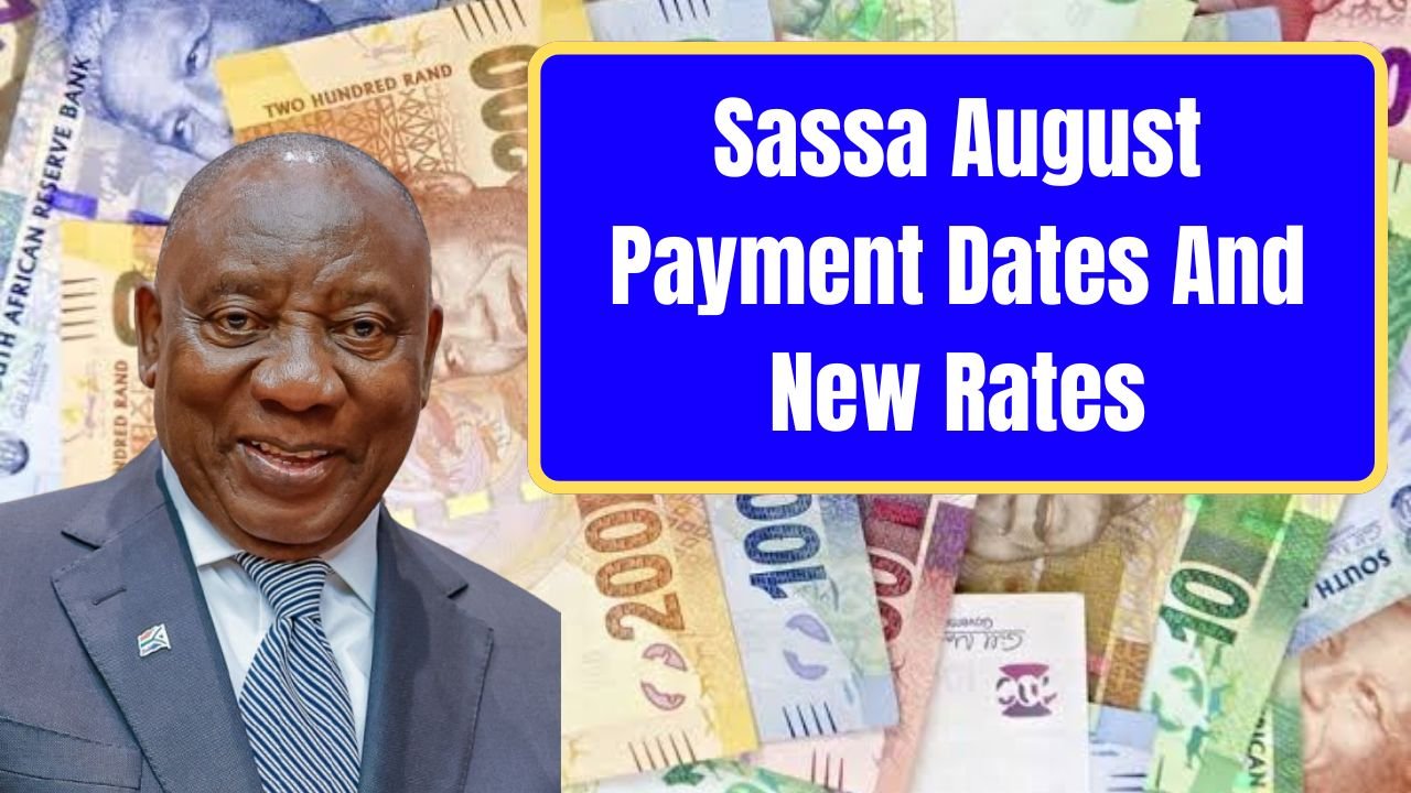 SASSA Payment Dates and New Rates for August